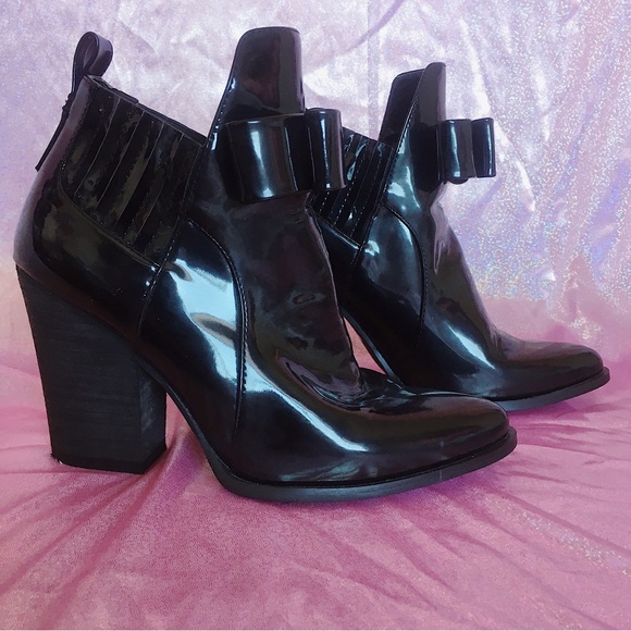 Lillilly LILICIOUS bow tie patent leather boots 🎀 - Picture 5 of 5